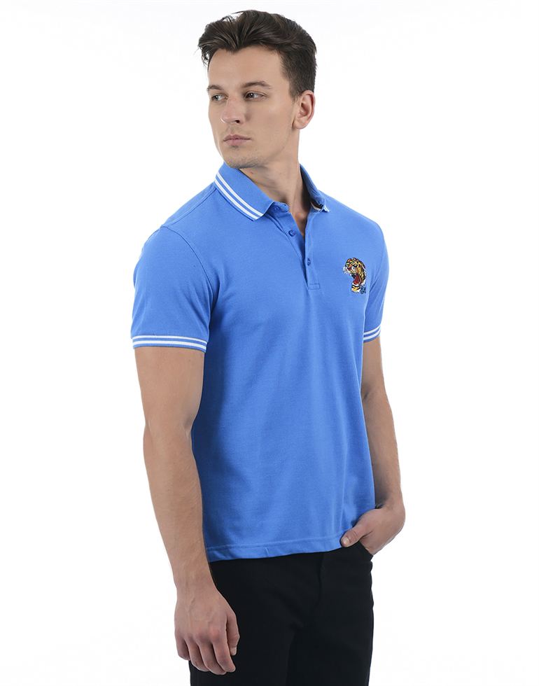 Ed Hardy Men Casual Wear Solid Polo T-Shirt
